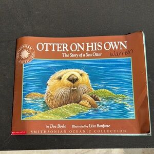 Smithsonian Oceanic Collection Otter on His Own Book by Doe Boyle